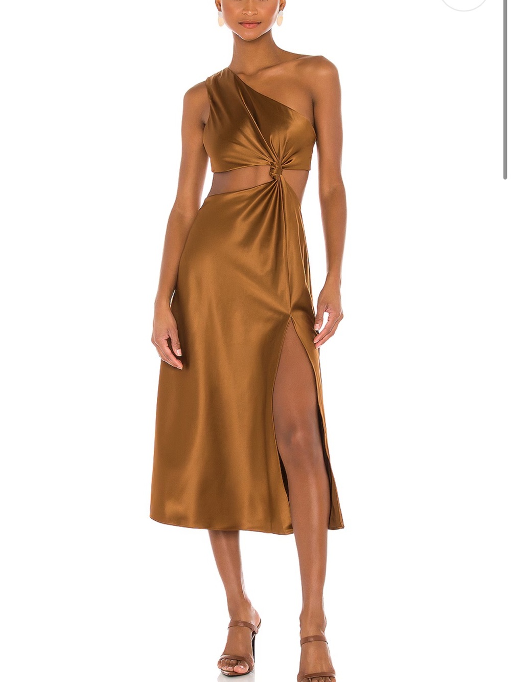 LPA Imani dress in brown